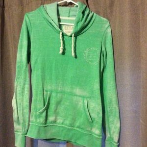 Lime green Billabong hoodie size small